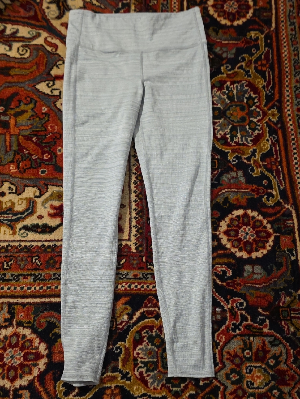 Athleta Light Gray High-Rise Performance Leggings